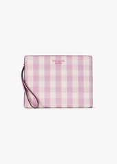 Kate Spade Morgan Gingham Field Gusseted Wristlet