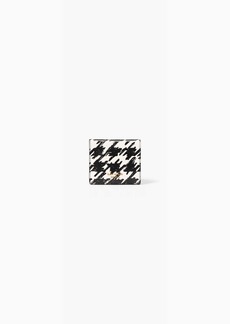 Kate Spade Morgan Painterly Houndstooth Small Bifold Wallet