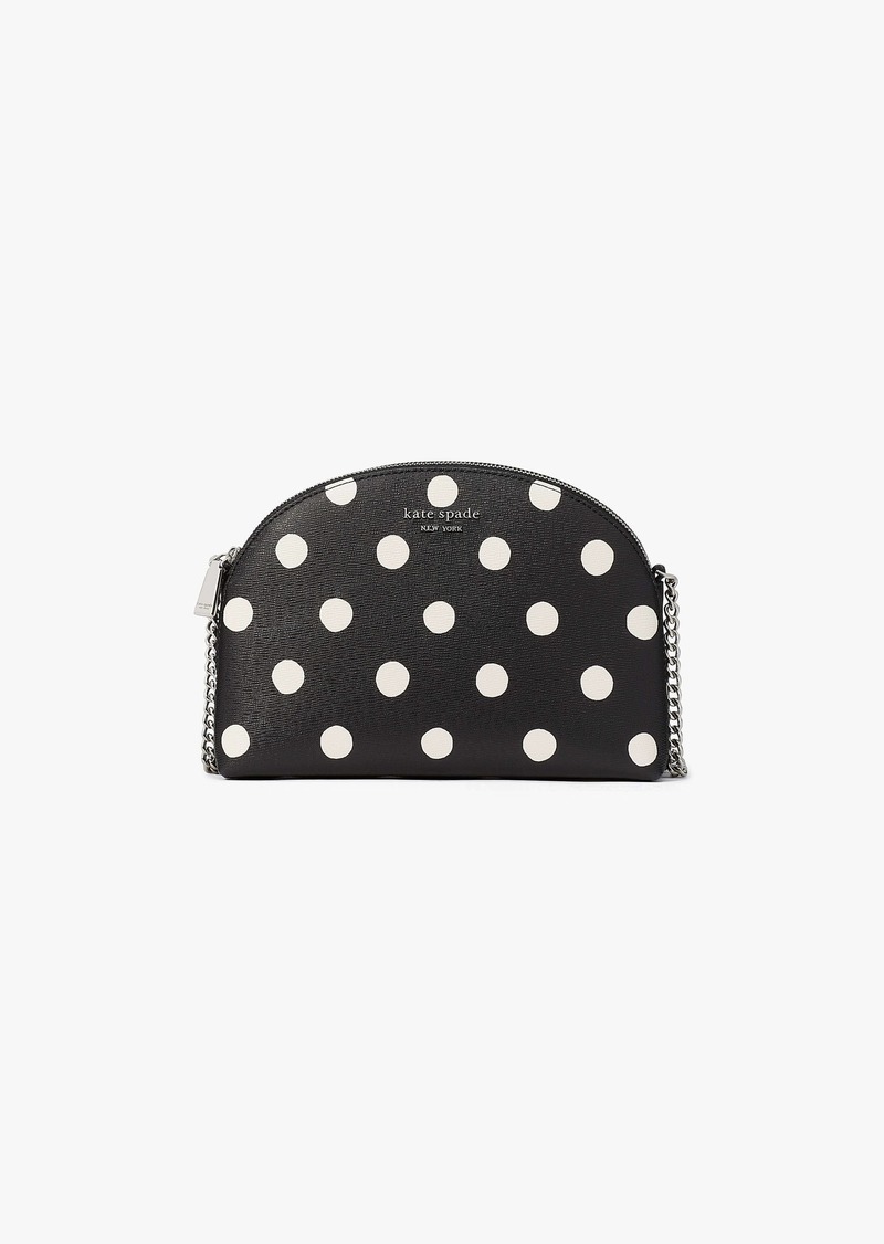 Kate Spade Morgan Sunshine Dot Double-Zip Dome Crossbody