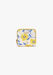 Kate Spade Morgan Sunshine Floral Printed Small Compact Wallet