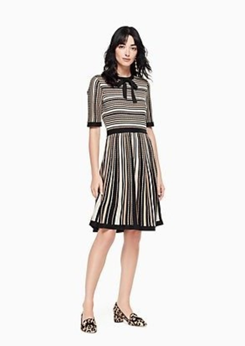 Kate Spade multi stripe sweater dress