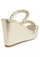 Kate Spade Nina Leather Wedge Sandals