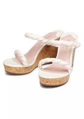 Kate Spade Nina Leather Wedge Sandals