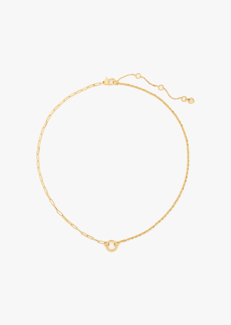 Kate Spade One In A Million Mixed Chain Necklace