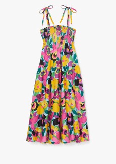 Kate Spade Orchid Bloom Smocked Dress