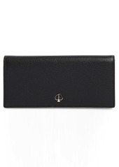 kate spade new york polly leather bifold wallet in Black at Nordstrom