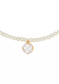 Kate Spade Pop Of Joy Goldtone, Cubic Zirconia & Imitation Pearl Necklace