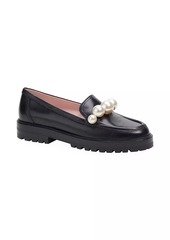 Kate Spade Posh Faux-Pearl Leather Loafers