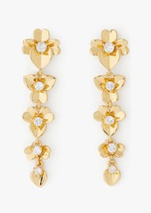 Kate Spade Precious Pansy Linear Earrings