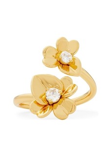 Kate Spade Precious Pansy Wrap Ring