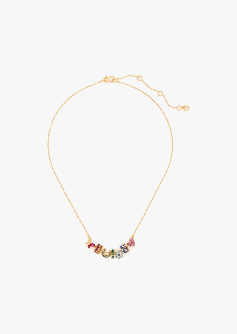 Kate Spade Rainbow Joy Charm Necklace