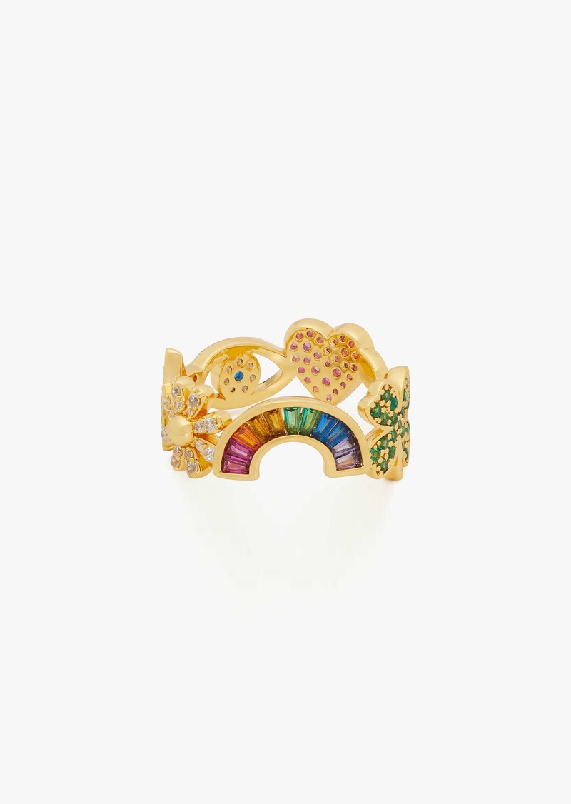 Kate Spade Rainbow Joy Charm Ring