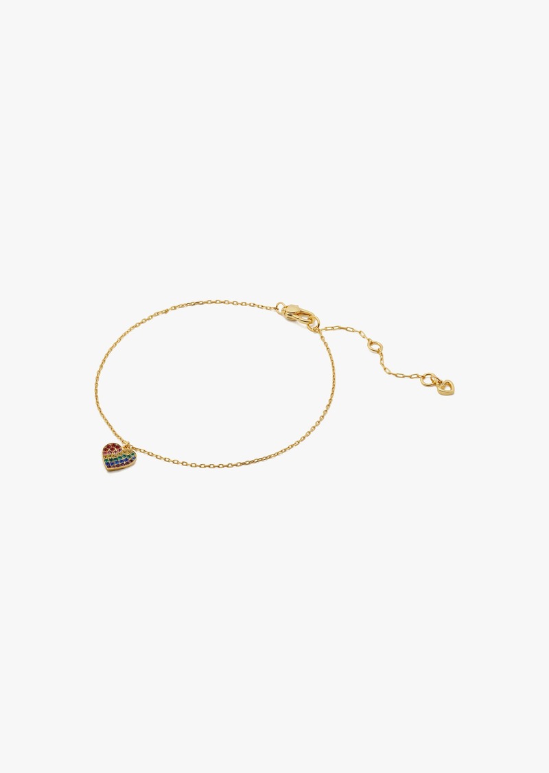 Kate Spade Rainbow Joy Heart Anklet