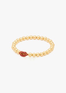 Kate Spade Rainbow Joy Lip Charm Stretch Bracelet