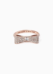 Kate Spade ready set bow pave bow ring