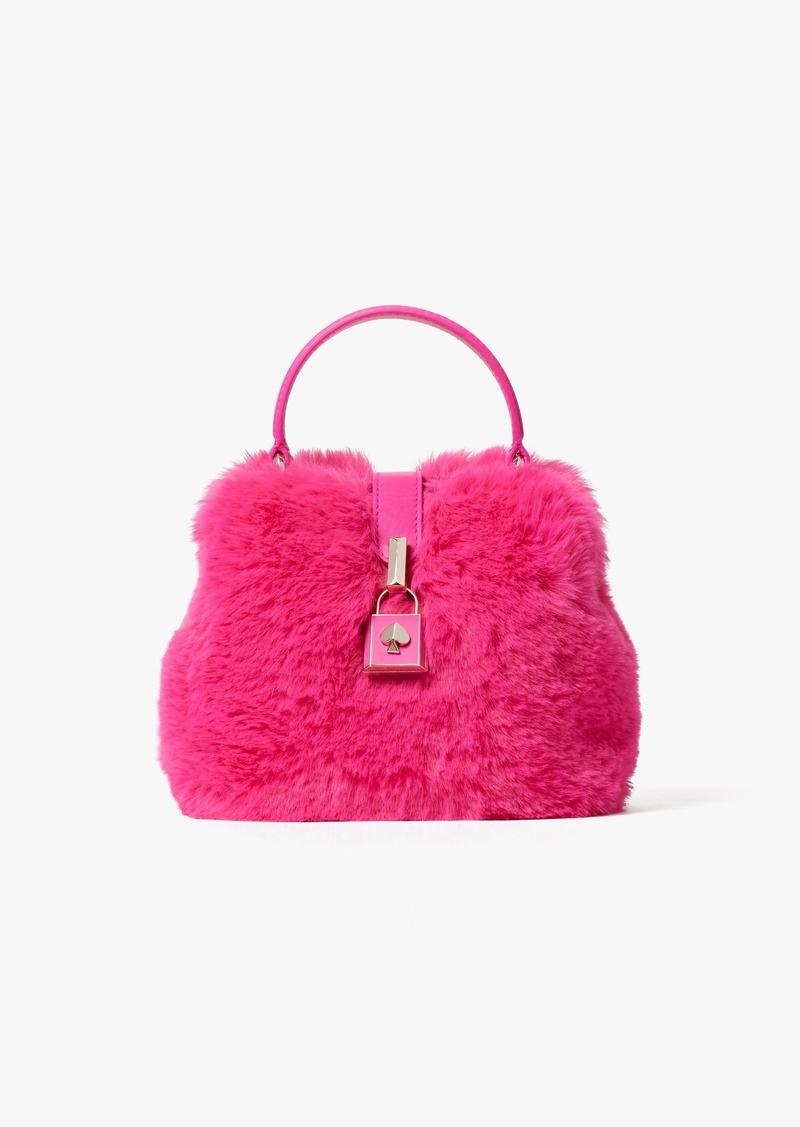 Kate Spade remedy faux fur small top-handle bag | Handbags