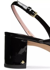 Kate Spade Renee Patent Leather Block Heel Sandals