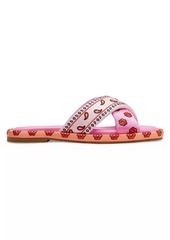 Kate Spade Rio Bandana Patchwork Slides