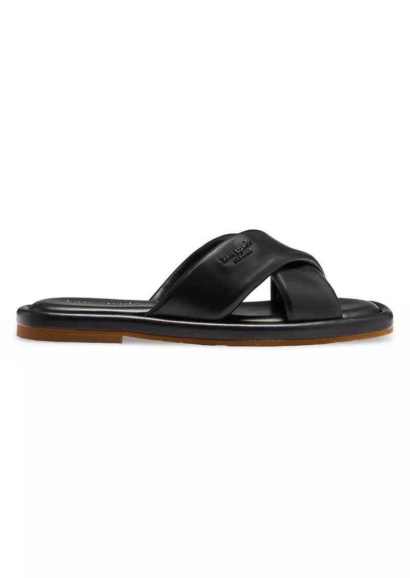 Kate Spade Rio Faux-Leather Slide Sandals