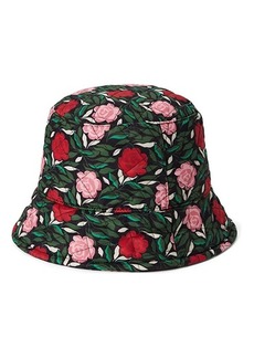 Kate Spade Rose Garden Quilted Nylon Bucket Hat