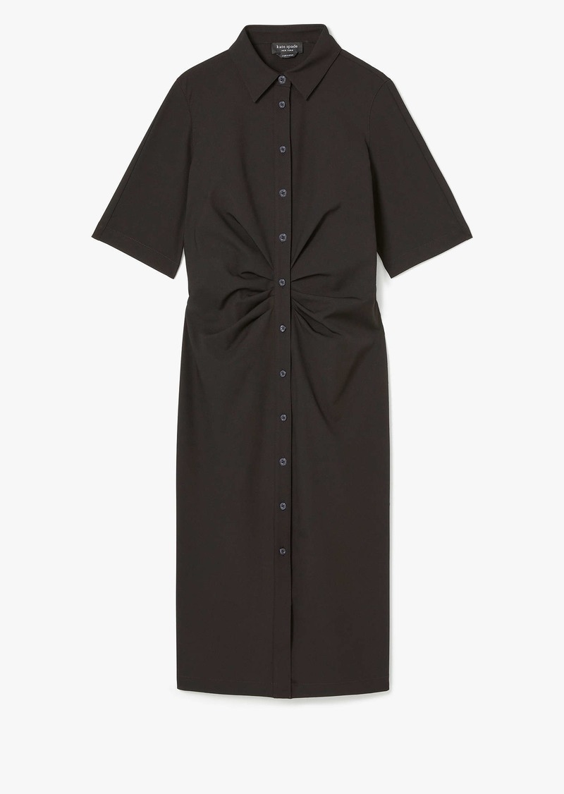 Kate Spade Ruched Crepe Dress