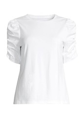 Kate Spade Ruched-Sleeve T-Shirt