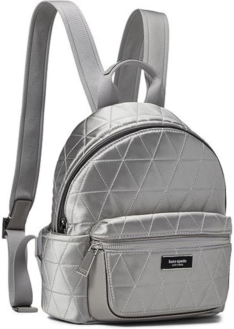 Kate Spade Sam Icon Quilted Satin Small Backpack