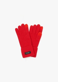 Kate Spade Sam Label Knit Tech Gloves