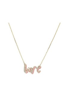 Kate Spade Say Yes Love Pendant Necklace