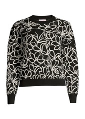 Kate Spade Scribble Flora Sweater