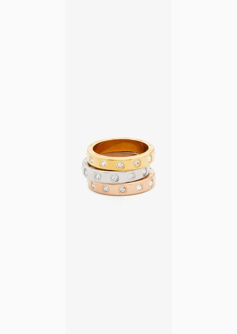 Kate Spade Set In Stone Ring Set