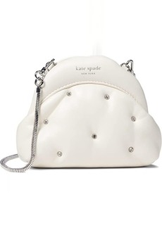 Kate Spade Shade Pearlized Smooth Quilted Leather Cloud Mini Crossbody