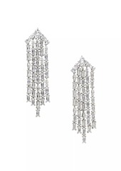 Kate Spade Showtime Gold-Plated & Cubic Zirconia Fringe Earrings