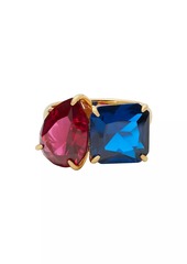 Kate Spade Showtime Gold-Plated & Cubic Zirconia Toi Et Moi Ring