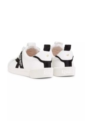 Kate Spade Signature Leather-Textile Sneakers