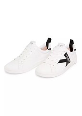 Kate Spade Signature Leather-Textile Sneakers