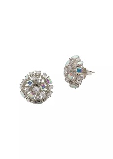 Kate Spade Silvertone & Cubic Zirconia Cluster Stud Earrings