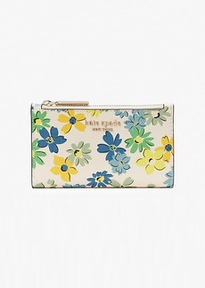 Kate Spade Spencer Floral Medley Small Slim Bifold Wallet