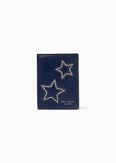 Kate Spade Starlight Patent Saffiano Leather Passport Holder