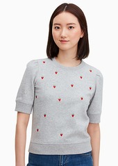 Kate Spade Strawberry-Embroidered Pullover