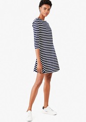 Kate Spade Striped Fit-And-Flare Dress