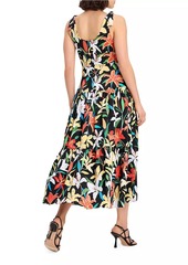 Kate Spade Summer Lilies Newport Midi-Dress