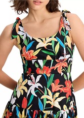 Kate Spade Summer Lilies Newport Midi-Dress