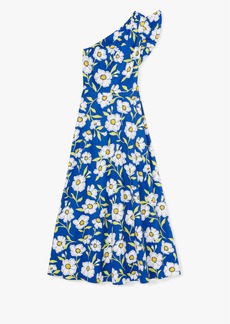 Kate Spade Sunshine Floral One-Shoulder Dress