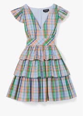 Kate Spade Sunshine Madras Tiered Dress