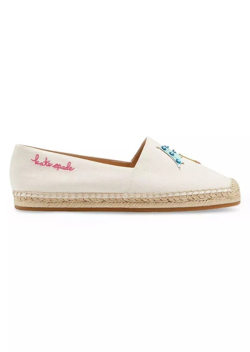 Kate Spade Tiki Time Canvas Espadrilles