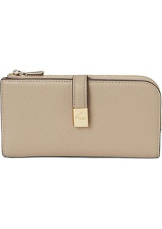 Kate Spade Tribeca Pebbled Leather Zip Slim Wallet