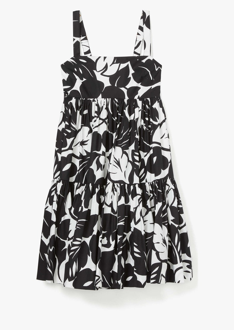 Kate Spade Tropical Foliage Poplin Dress