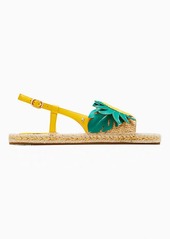 Kate Spade Tropical Pineapple Flat Sandals