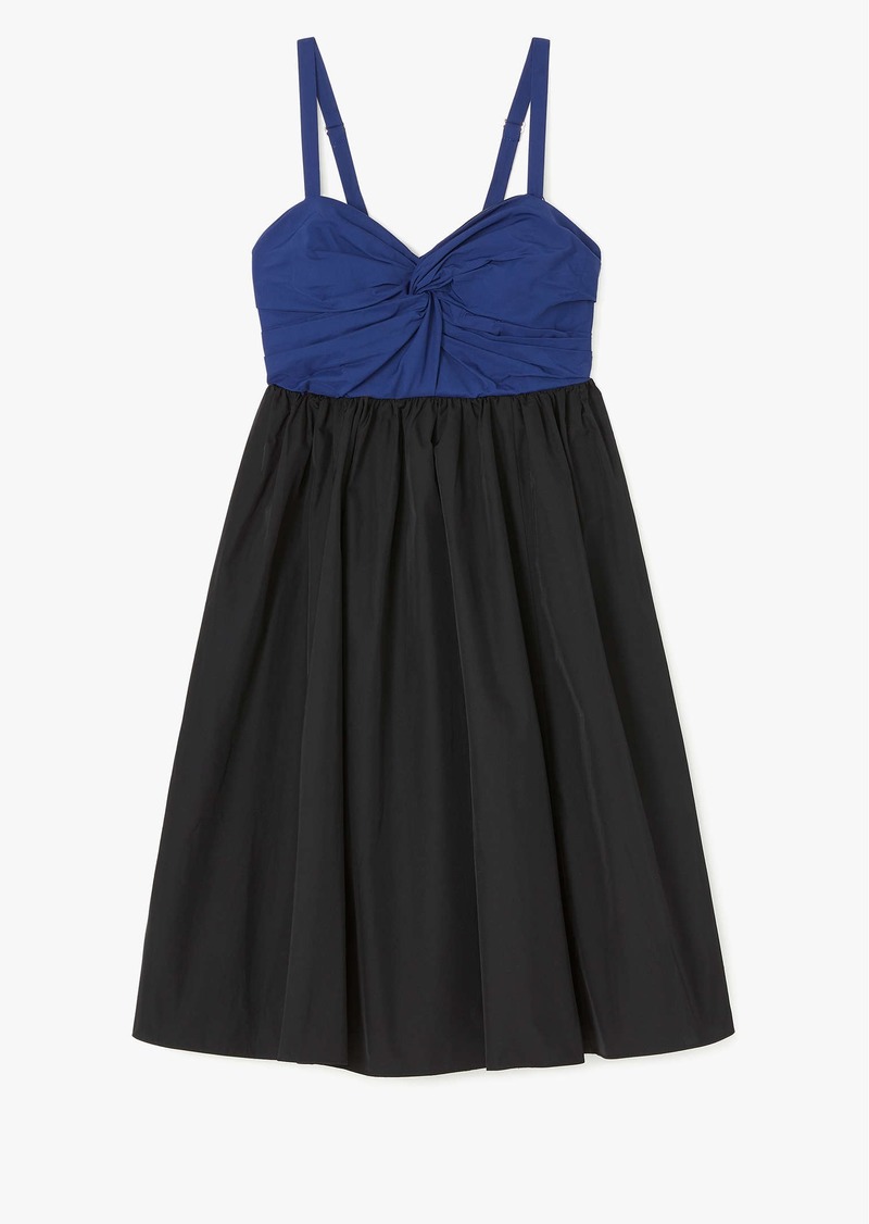 Kate Spade Twist Bodice Colorblocked Dress